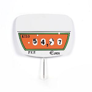 Imagen de Portaprecios Kilo con Pincho y Ruleta - 10 Unds.