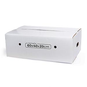 Imagen de Cajas de Cartón Grandes Blancas (60x40x20)